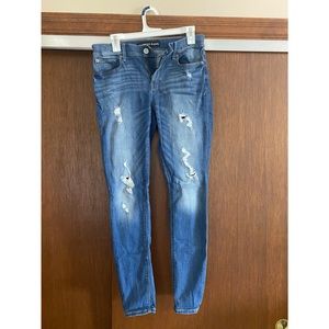 Express jeans legging mid rise size 6R